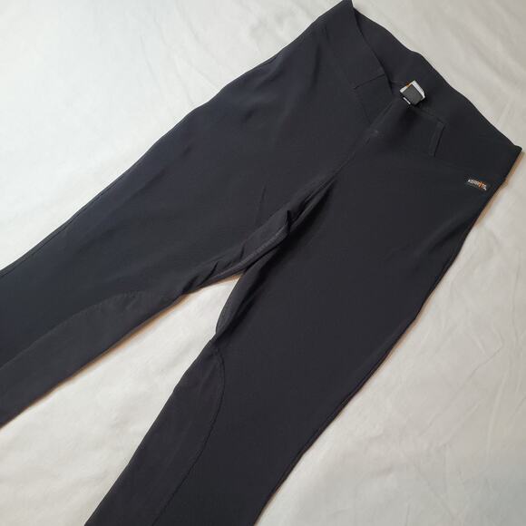Kerrits Women's Size L Microcord Bootcut Extended Patch Breech Black - Picture 1 of 8